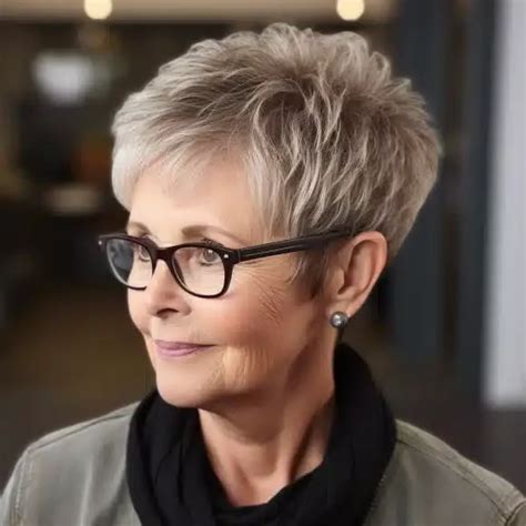 pixie short hairstyles for over 70 with glasses|pixie haircuts for women over 70 printable.